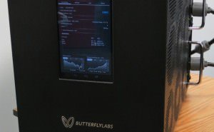 Butterfly Labs Bitforce mining rig